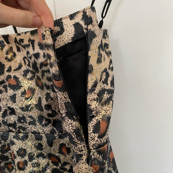 NWT sparkly cheetah print Urban Outfitters mini dress - Picture 3 of 5